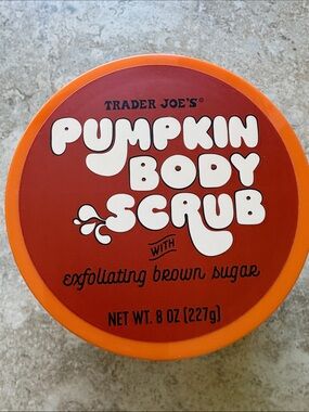 Trader Joe's Pumpkin Body Scrub - Orange
